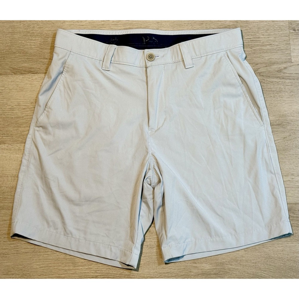 Southern Tide Brrr Performance Shorts Men's 33 Blue Stretch Golf Chino Golf 7.5"